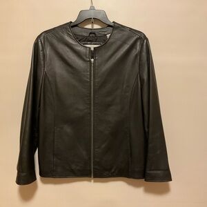 Valerie Stevens Black Lambskin Jacket